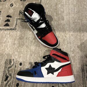 Reason Brand High Top Paisley Sneakers Men's Size 10.5 Multi-Color